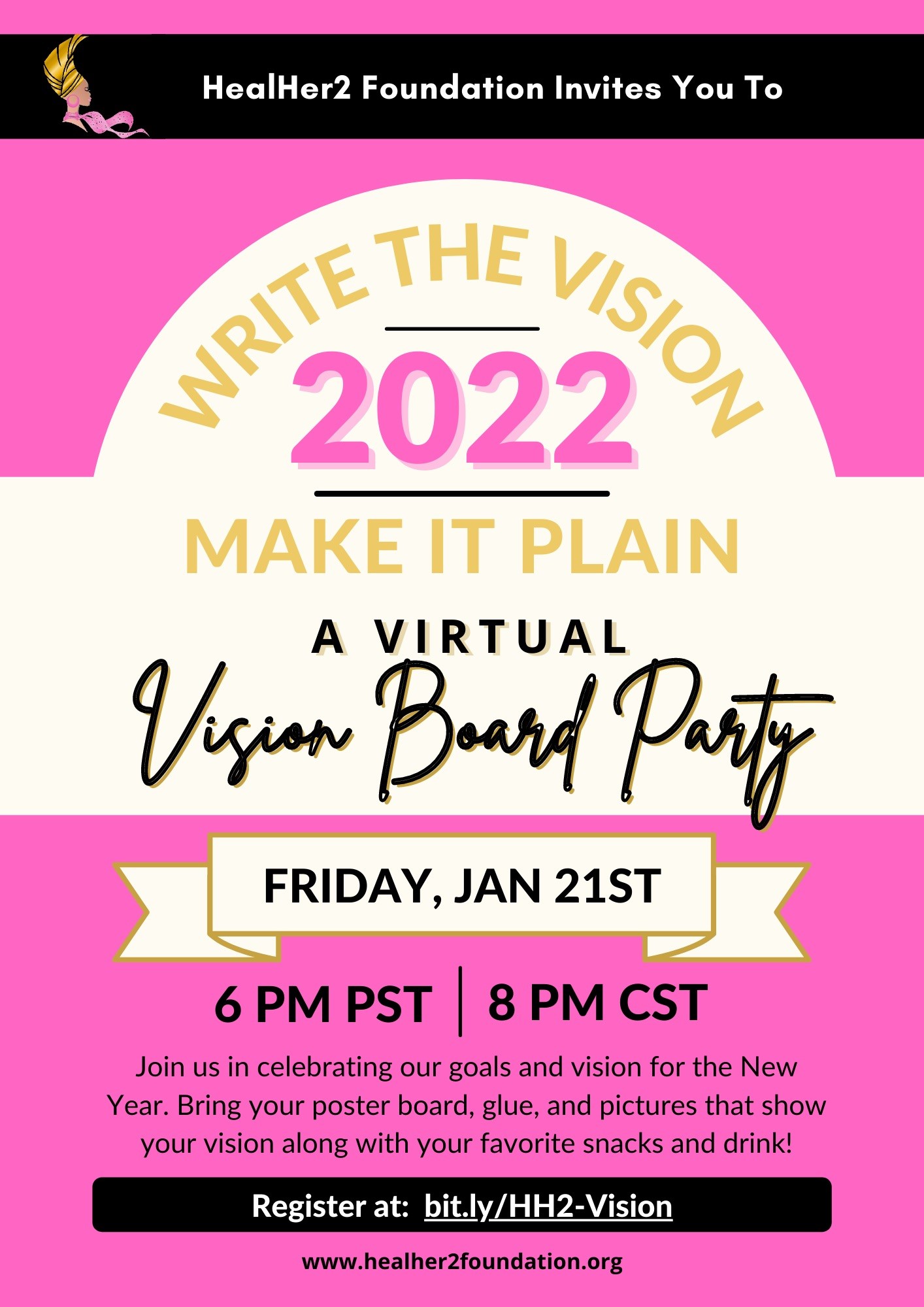 Virtual Vision Board Party - Dr. LaKeisha McGee